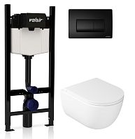 Комплект унитаза с инсталляцией VALSIR KIT VSBM 7334 Slim